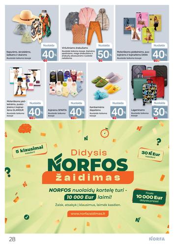 NORFA akcijų leidinys Nr. 10 nuo gegužės 14 d.