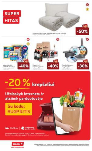 RIMI akcijų leidinys Nr. 34 nuo rugpjūčio 18 d.