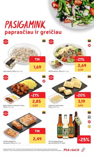 RIMI akcijų leidinys Nr. 36 nuo rugsėjo 2 d.