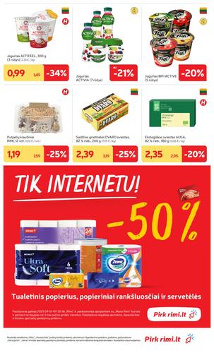 RIMI akcijų leidinys Nr. 36 nuo rugsėjo 2 d.