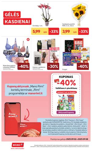 RIMI akcijų leidinys Nr. 36 nuo rugsėjo 2 d.