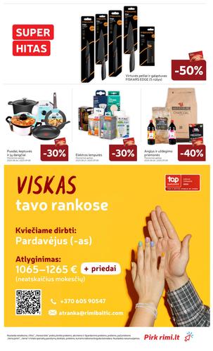 RIMI akcijų leidinys Nr. 36 nuo rugsėjo 2 d.