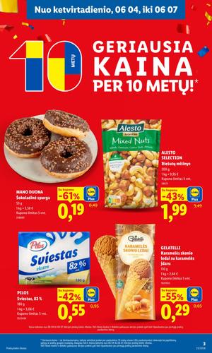 LIDL maisto akcijų leidinys nuo birželio 1 d.
