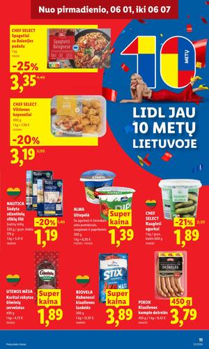 LIDL maisto akcijų leidinys nuo birželio 1 d.