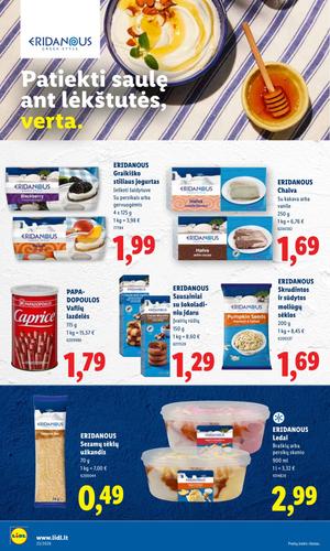 LIDL maisto akcijų leidinys nuo birželio 1 d.