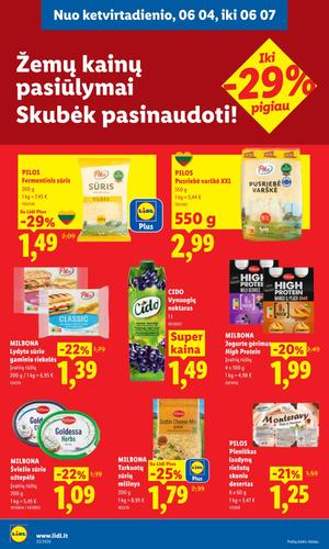 LIDL maisto akcijų leidinys nuo birželio 1 d.