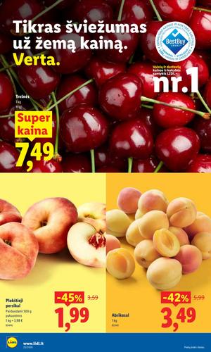 LIDL maisto akcijų leidinys nuo birželio 1 d.