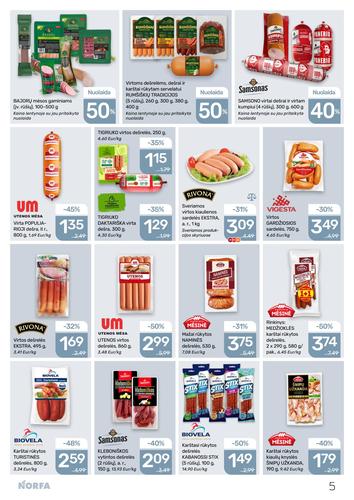 NORFA akcijų leidinys Nr. 5 nuo kovo 5 d.