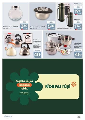 NORFA akcijų leidinys Nr. 5 nuo kovo 5 d.