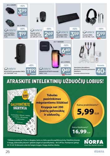 NORFA akcijų leidinys Nr. 5 nuo kovo 5 d.