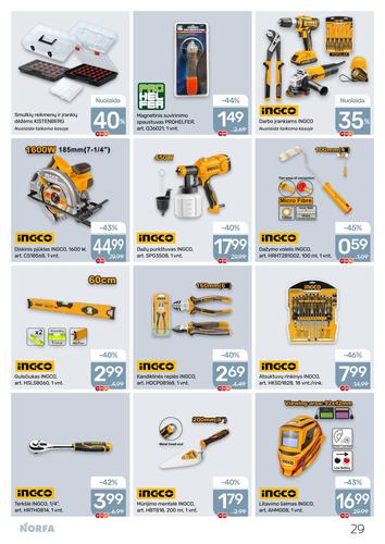 NORFA akcijų leidinys Nr. 5 nuo kovo 5 d.