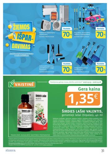 NORFA akcijų leidinys Nr. 5 nuo kovo 5 d.