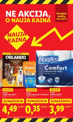 LIDL maisto akcijų leidinys nuo vasario 9 d.