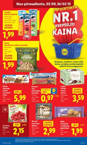 LIDL maisto akcijų leidinys nuo vasario 9 d.