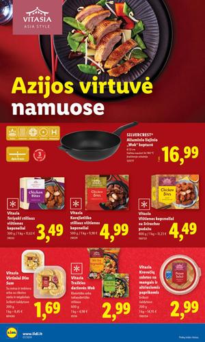 LIDL maisto akcijų leidinys nuo vasario 9 d.