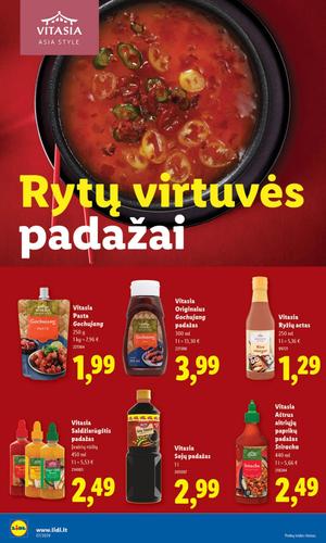 LIDL maisto akcijų leidinys nuo vasario 9 d.