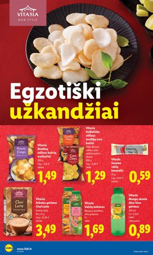 LIDL maisto akcijų leidinys nuo vasario 9 d.