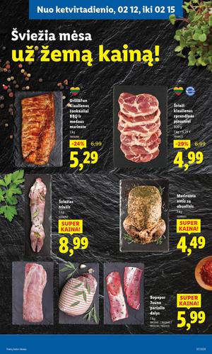 LIDL maisto akcijų leidinys nuo vasario 9 d.