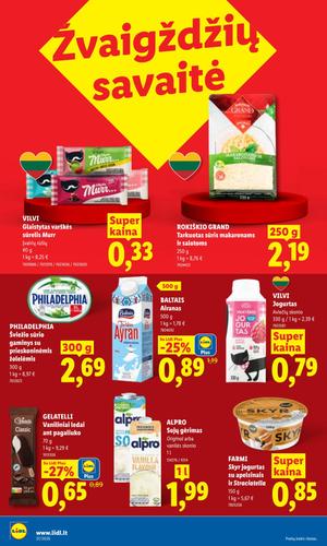 LIDL maisto akcijų leidinys nuo rugsėjo 7 d.