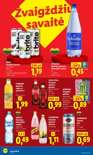 LIDL maisto akcijų leidinys nuo rugsėjo 7 d.