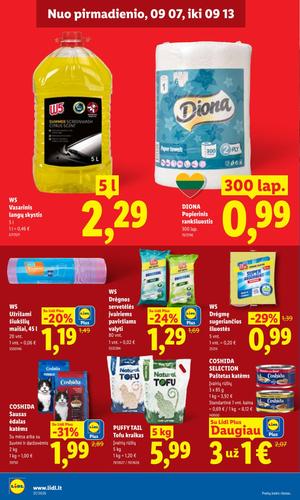 LIDL maisto akcijų leidinys nuo rugsėjo 7 d.
