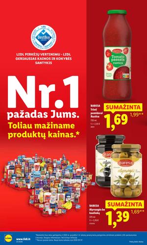 LIDL maisto akcijų leidinys nuo rugsėjo 7 d.