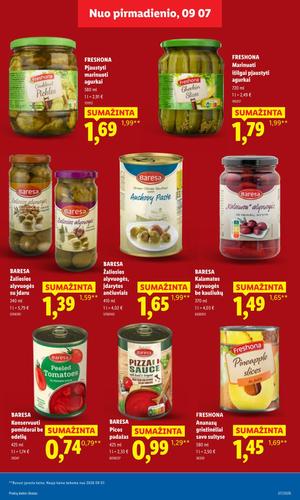 LIDL maisto akcijų leidinys nuo rugsėjo 7 d.