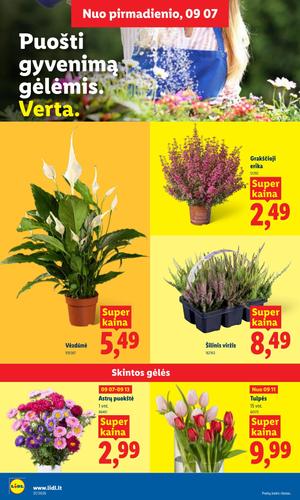 LIDL maisto akcijų leidinys nuo rugsėjo 7 d.