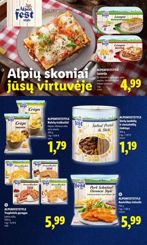 LIDL maisto akcijų leidinys nuo rugsėjo 7 d.