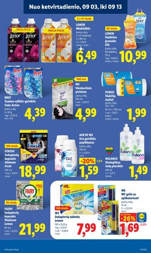 LIDL maisto akcijų leidinys nuo rugsėjo 7 d.