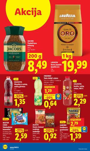 LIDL maisto akcijų leidinys nuo rugsėjo 7 d.