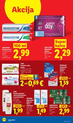 LIDL maisto akcijų leidinys nuo rugsėjo 7 d.