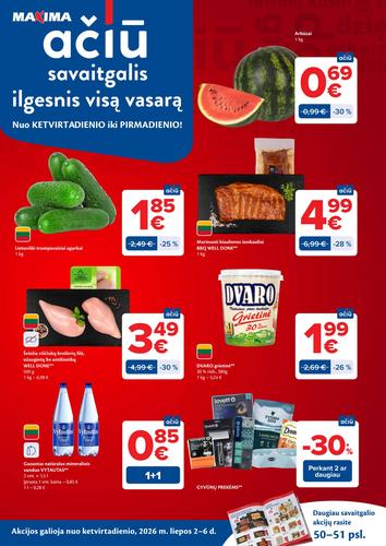 MAXIMA akcijų leidinys Nr. 27 nuo birželio 30 d.