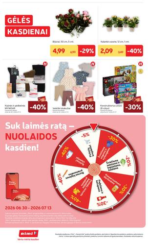 RIMI akcijų leidinys Nr. 28 nuo liepos 7 d.