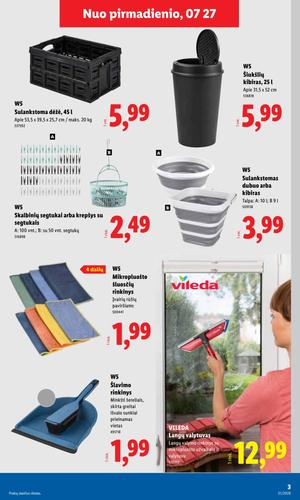 LIDL ne maisto prekių leidinys nuo liepos 27 d.