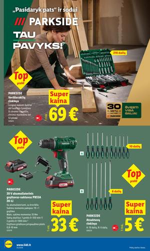 LIDL ne maisto prekių leidinys nuo liepos 27 d.