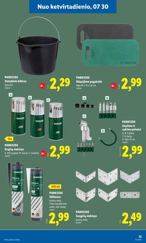 LIDL ne maisto prekių leidinys nuo liepos 27 d.