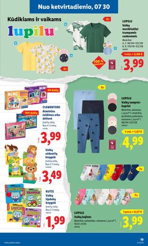 LIDL ne maisto prekių leidinys nuo liepos 27 d.