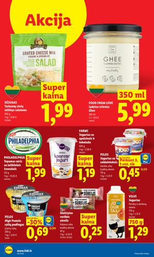 LIDL maisto akcijų leidinys nuo rugsėjo 21 d.