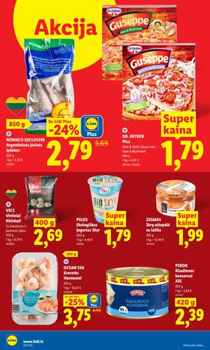 LIDL maisto akcijų leidinys nuo rugsėjo 21 d.