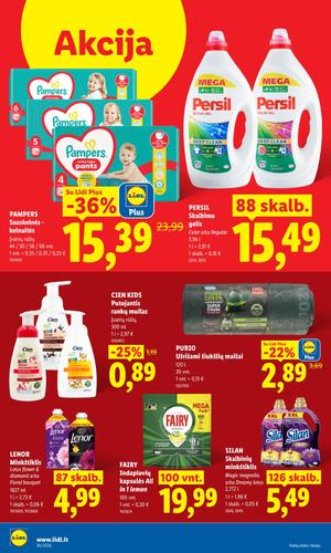 LIDL maisto akcijų leidinys nuo rugsėjo 21 d.