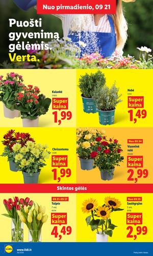 LIDL maisto akcijų leidinys nuo rugsėjo 21 d.