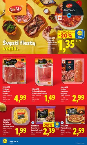 LIDL maisto akcijų leidinys nuo rugsėjo 21 d.