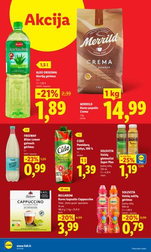 LIDL maisto akcijų leidinys nuo rugsėjo 21 d.
