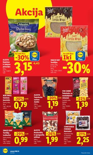 LIDL maisto akcijų leidinys nuo rugsėjo 21 d.