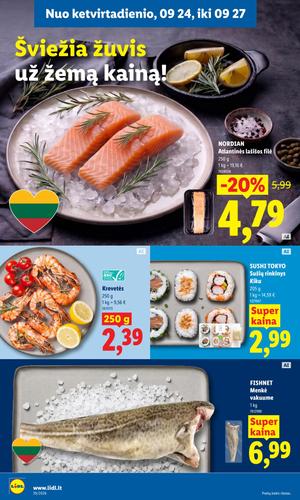 LIDL maisto akcijų leidinys nuo rugsėjo 21 d.