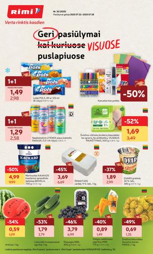 RIMI akcijų leidinys Nr. 30 nuo liepos 22 d.