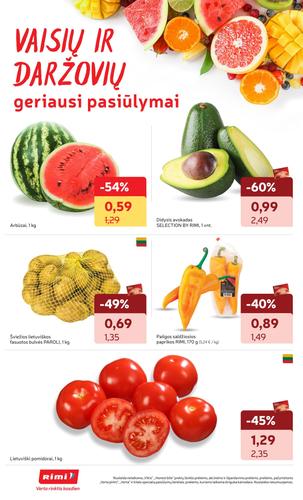 RIMI akcijų leidinys Nr. 30 nuo liepos 22 d.