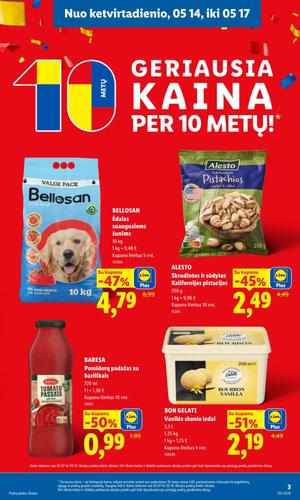 LIDL maisto akcijų leidinys nuo gegužės 11 d.