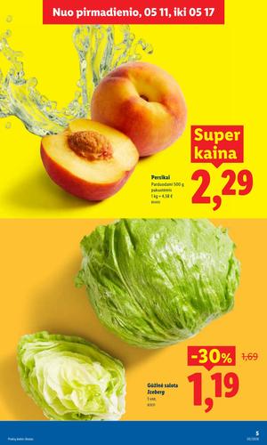 LIDL maisto akcijų leidinys nuo gegužės 11 d.